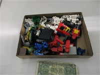 LEGOS flat of lego toys, games
