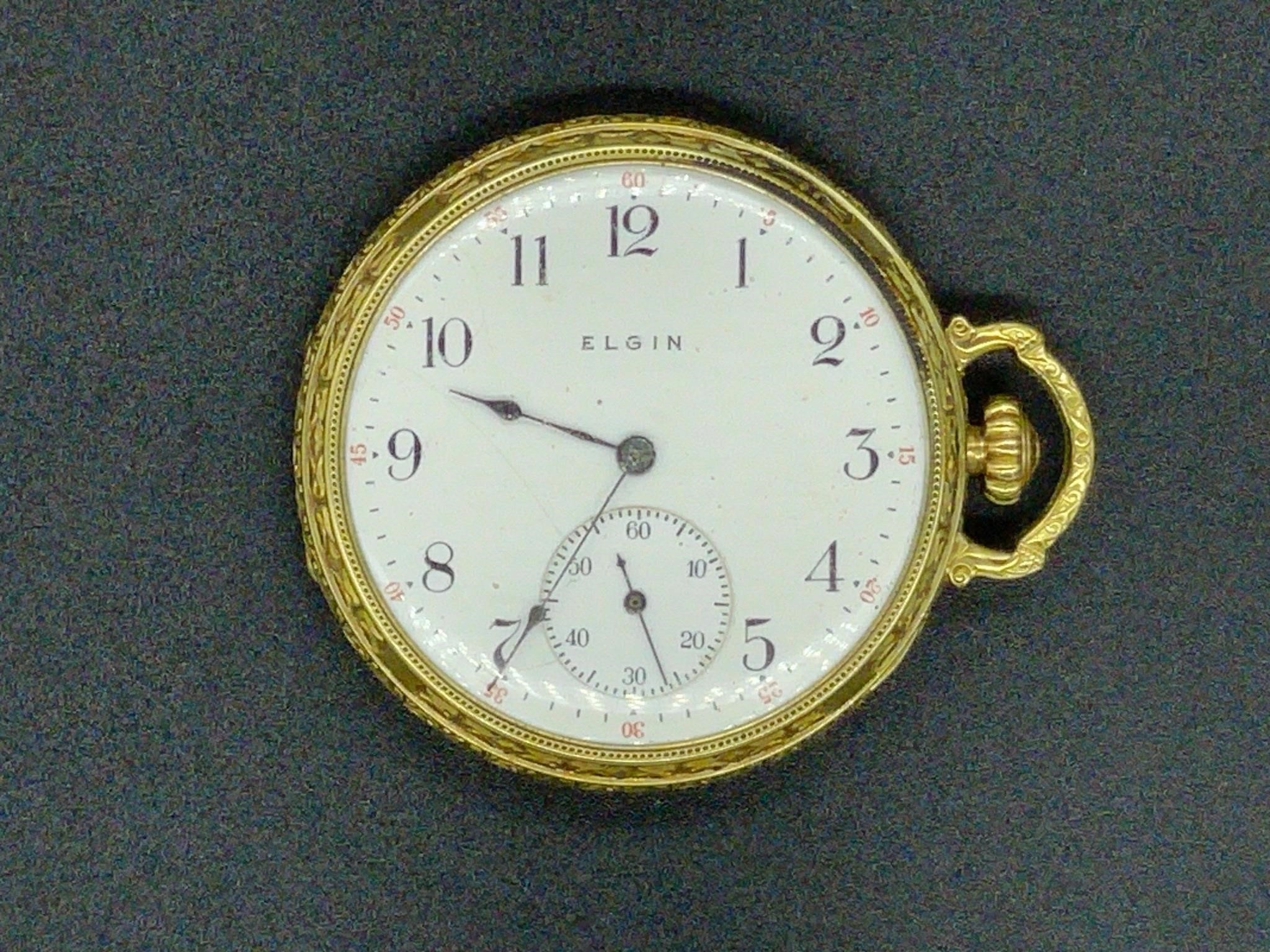 Elgin Nat. Watch Co. 14k gold filled pocket watch