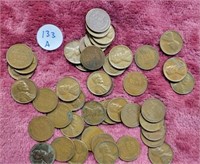 (46) Wheat Pennies In The 50's