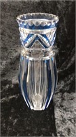 Vintage  Saint Lambert Style Blue Cut Crystal