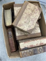 Antique box of books Stevenson’s works