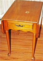 Davis Cabinet Co. 1-Drawer Drop Leaf End Table