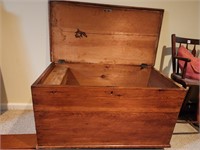 Antique Dovetailed Chest w Candle or Glove Box