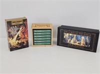 CASSETTE BOX SETS - LORD OF THE RINGS & THE HOBBIT