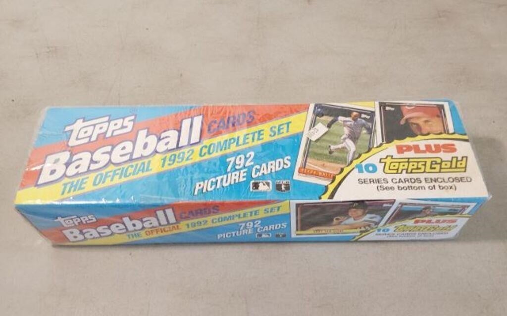 TOPPS 1992 BASEBALL CARDS- UNOPENED- THE OFFICIAL