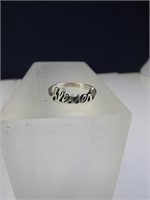 James Avery 925 Sterling Silver "Blessed" Ring