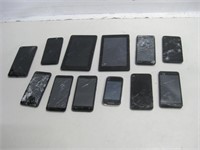 Assorted Tablets & Cell Phones For Parts Repair