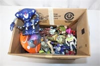 BOX OF MISC ACTION FIGURES