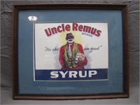 Vintage Uncle Remus Syrup Framed & Matted Print