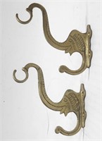 Brass Elephant Hook Made in India (2x)