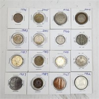World Coin Collection (16x)