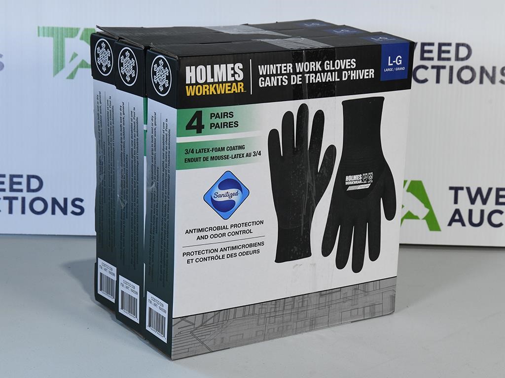 (12) Pairs of Holmes Winter Gloves