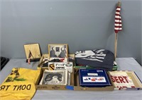 Military Paper Ephemera & Flags Lot Collection