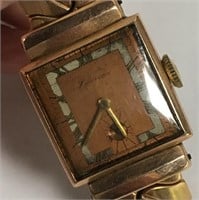 14k Gold Wrist Watch, Emerson