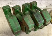 4 John Deere 20kg suitcase weights