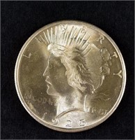1925 $1 Peace Silver Dollar