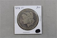 1878 Carson City Morgan silver dollar