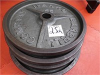 4-45 lb. Ivanko plates(sold by the piece)