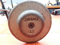 40 lb. Ivanko barbell
