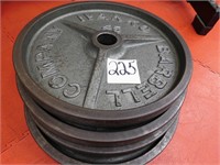 4-45 lb. Ivanko plates(sold by the piece)