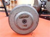 70 lb. Ivanko Barbell