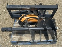 (U) 2023 Wolverine Auger w/ 2 Bits, Hydraulic,