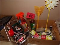 CLEANERS, MATCHES, SHOE POLISH & MISC. ITEMS