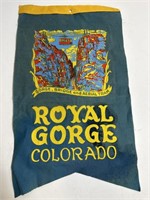 1960’s Felt Pennant Royal Gorge Colorado