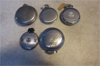 5 vintage Pocket Watch Cases ONLY