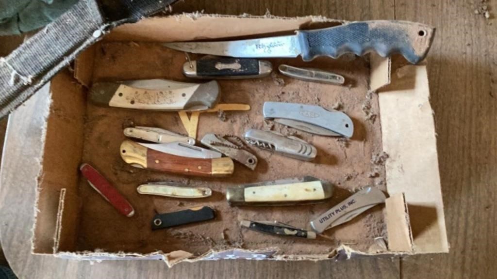 Assorted Pocket Knives, Filet Knife