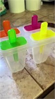 Colorful Popsicle Molds W/Plastic Tray AZ48