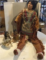 Native American Decor Figures