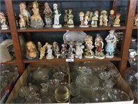 HUGE Glassware & Porcelain Figure Lot