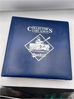 Collectors card album full of baseball cards