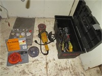 Hole Saws * Angle Grinder * Tool Box w/tools
