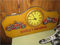 Harley Davidson Clock