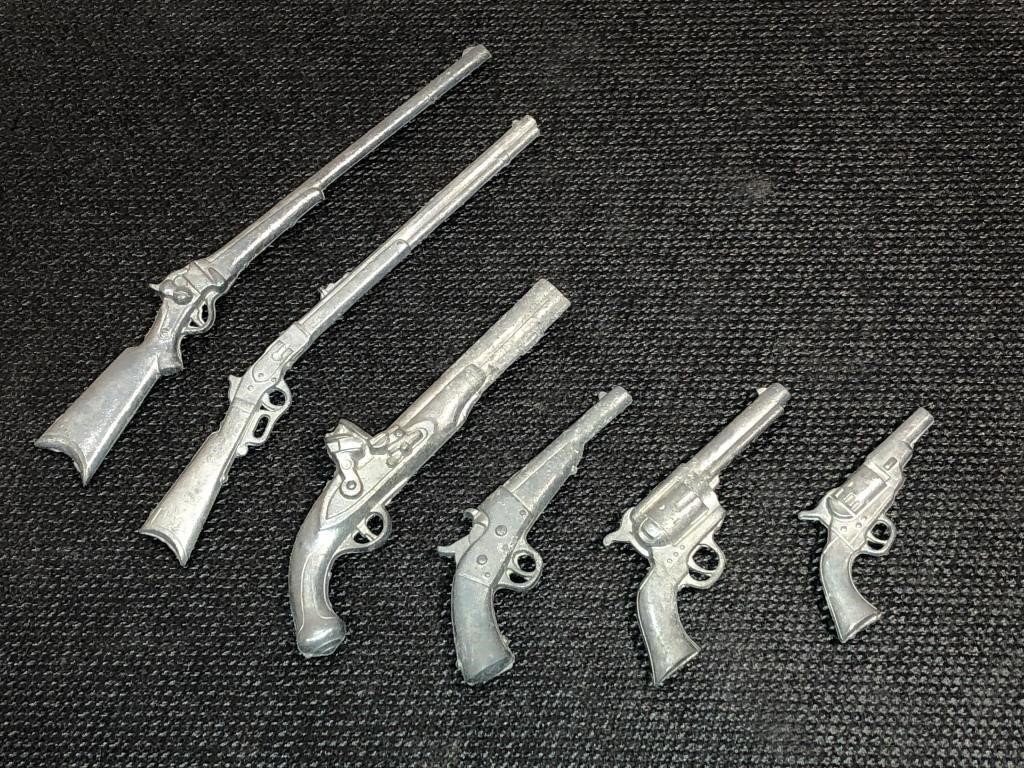 Vintage Metal Toy Guns