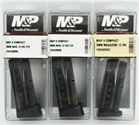 3 New In Package Smith & Wesson M&P9C Magazines