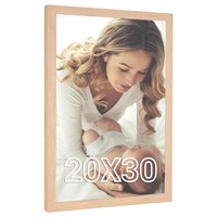 20x30 Frame Natural Woodgrain, 30x20 Picture Poste
