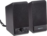 (N) Amazon Basics Computer Speakers for Desktop or