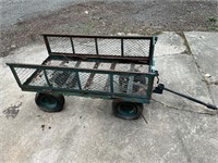 Metal wagon cart