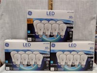 3 Packs of 8 GE LED Light Bulbs