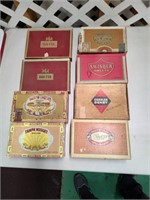 8 Cigar Boxes