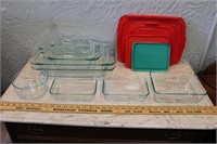 Lot of Pyrex Baking Dishes & Bowls