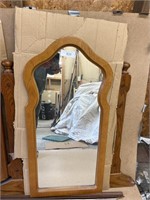 SINGLE HANGING MIRROR, APPROX 35"TALL & 16 1/2"