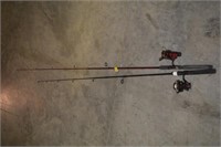 2PC PILOT, RAVEN ROD AND REEL TIP MISSING ON ONE