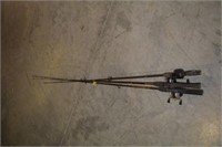 3PC UGLY STICK, ZEBCO ROD AND REELS