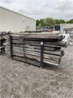 Rack of Rough Cut Lumber