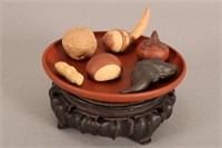 Set of Seven Chinese 'Authentic Fruits,'