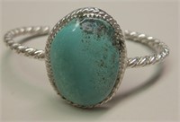 Sterling Silver & Utah Turquoise SW Bracelet